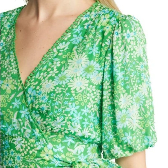 BTFL-Life Kyla Green Wrap Maxi Dress NWT - Picture 2 of 11